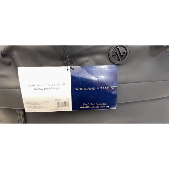 NWT Adrienne Vittadini Rolling Duffle bag - Picture 3 of 9